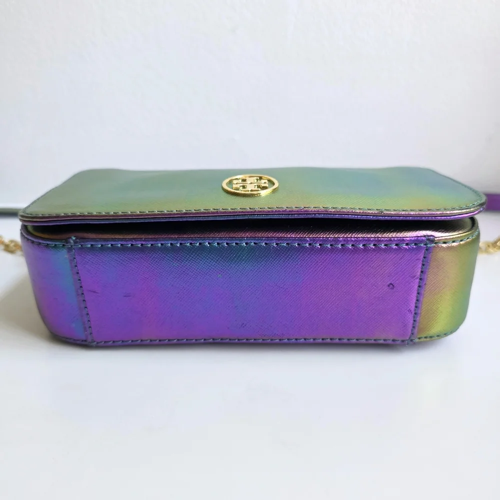 Tory Burch Hologram Iridescent Robinson Crossbody - Picture 9 of 16